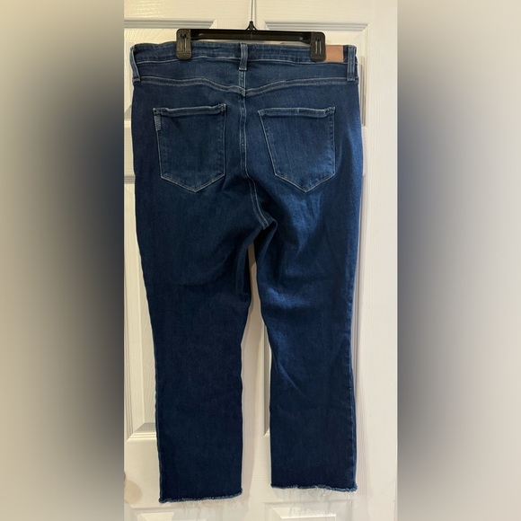PAIGE Dark Blue Cindy Straight Leg Jeans // 16W - Picture 4 of 9